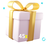 Receba seus bônus de boas-vindas no 45x